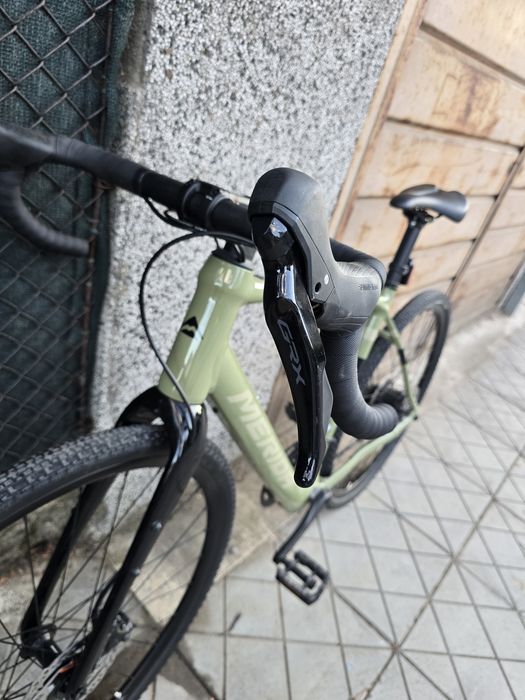 Като нов Merida eSILEX 400 Електрически Гравел велосипед Без забележки 2х10 GRX Shimano 2026г. Алуминиев