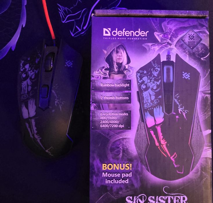 Игровая мышь Defender