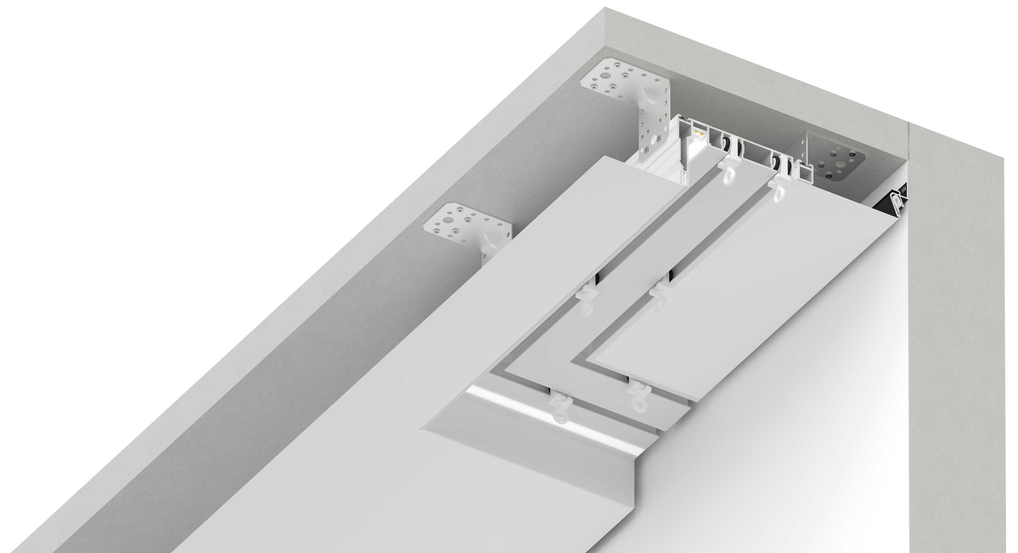 Карниз Slott Parsec, 2 м белый