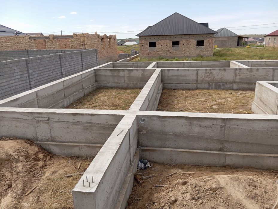 Фундамен заливием