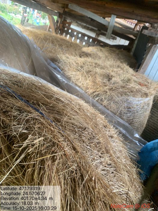 Baloti de fan si otava