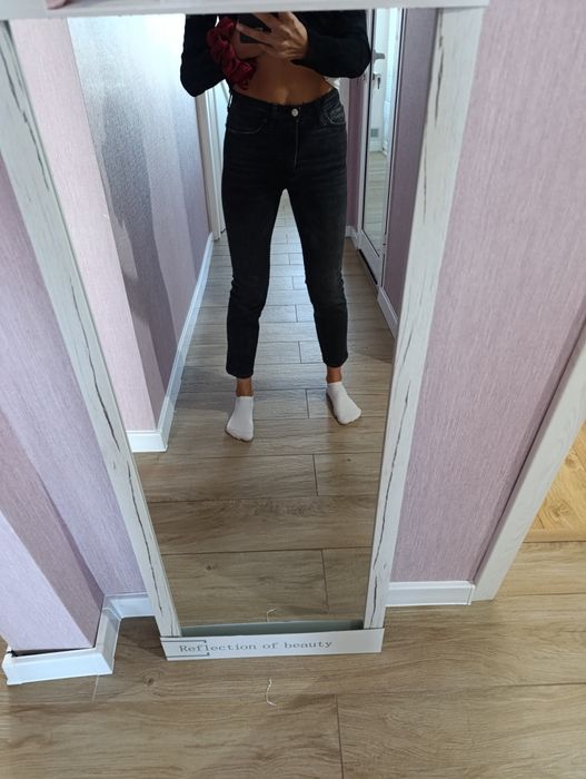 Черни дънки Манго 34