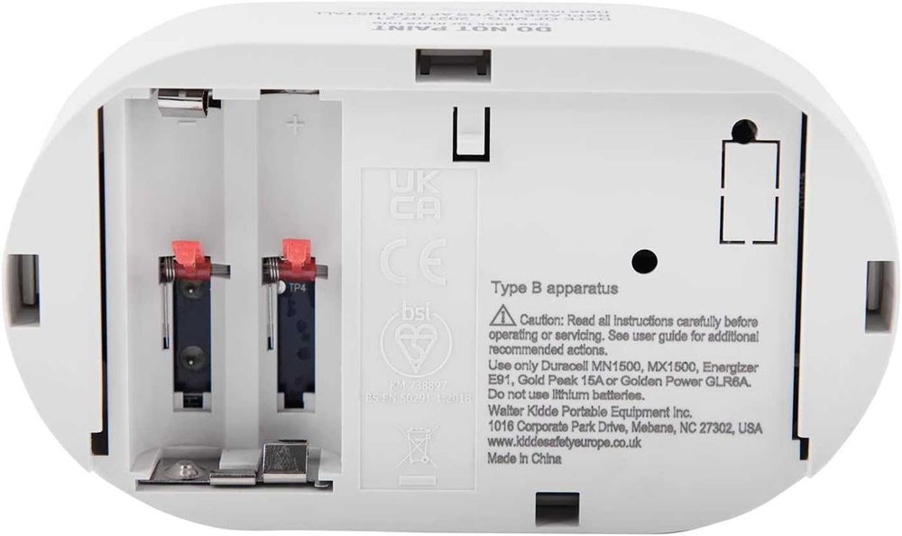 Detector monoxid de carbon, Kidde, Alb,sigilat
