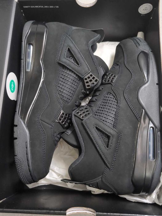 *REDUCERE* Nike Air Jordan 4 Black Cat- Verificare Colet