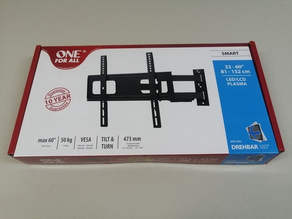 Стабилна стойка за телевизор One for All 32-60" до 50 кг! подвижна