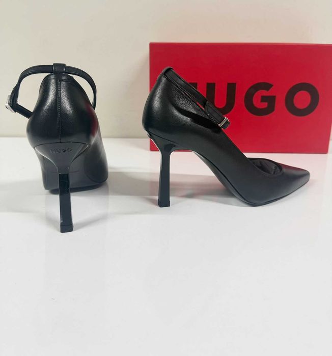HUGO Ines Pump 90 – Естествена кожа