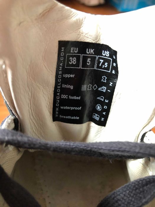 Pantofi Golf Duca Del Cosma 38 Hybrid Flex Technology piele Italy