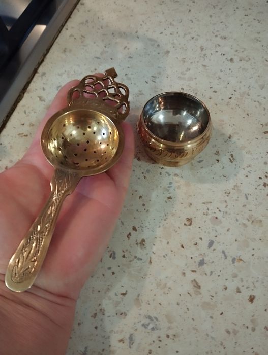 Горка трехярусная латунь