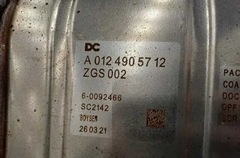 Catalizator gaze Mercedes Actros MP5 EURO 6 - Piese de schimb Mercedes