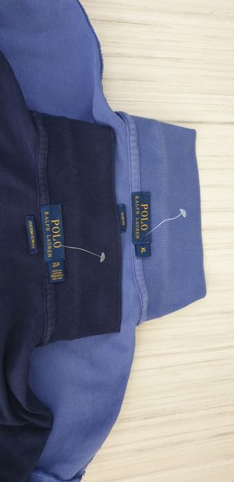 POLO Ralph Lauren Pique Cotton Slim Fit  XL ОРИГИНАЛ 2бр. Мъжки Тениск