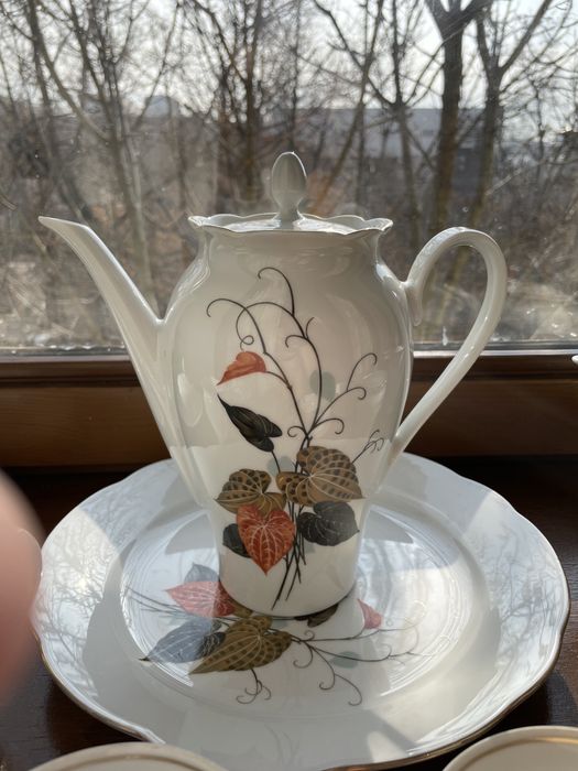 Фарфоровый чайный сервиз