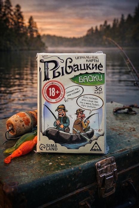 Подарочные Сувенирные Игральные Карты «Рыбацкие Байки»