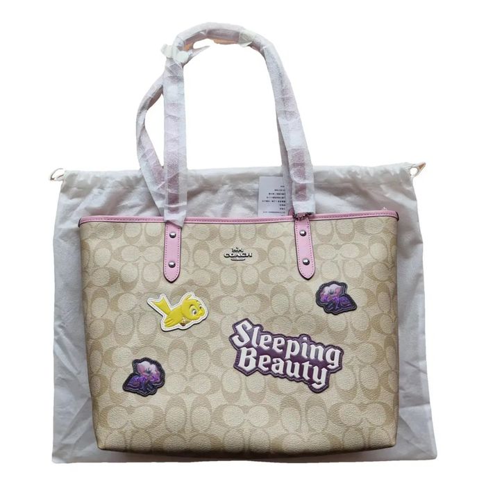 Сумка Coach x Disney Sleeping Beauty Tote (кожа/канвас)