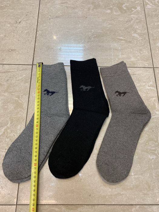 Зимни мъжки чорапи термо вълна