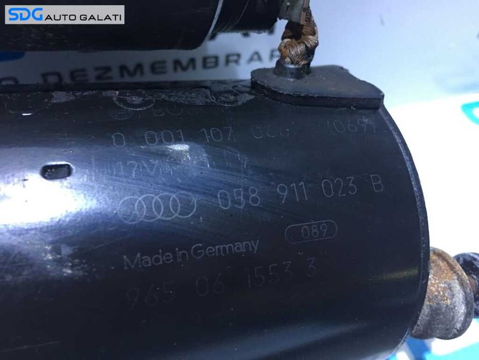 Electromotor cu 9 Dinti Cutie Manuala 5 Trepte Volkswagen Passat B5 1.6 ADP AHL ANA ARM 1997 - 2001 Cod 058911023B 0001107068 [B3675]