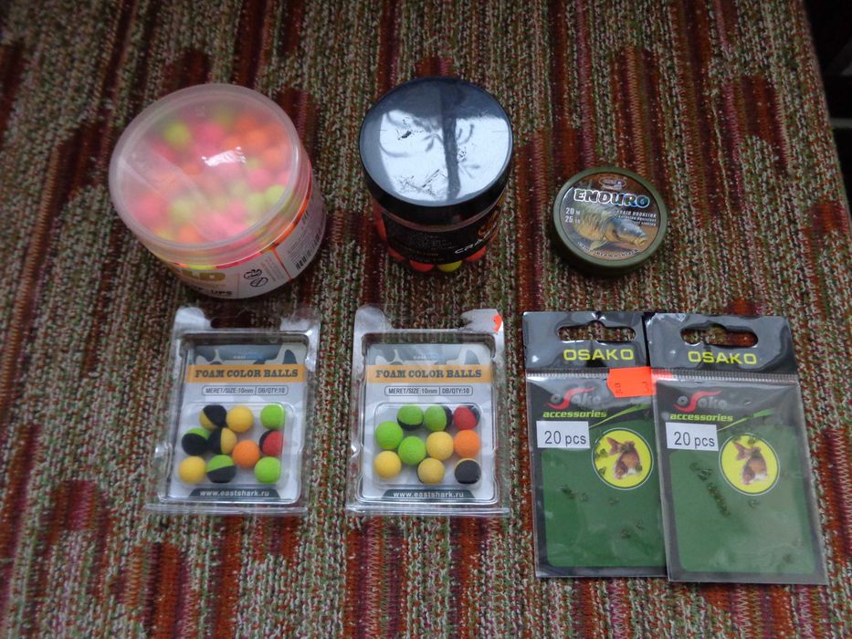 Шаранджийски повод KATRAN,Pop-Up топчета,задни държачи и протектори.