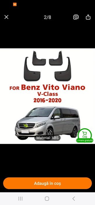 Apărători de noroi Mercedes Vito 2016 - 2020