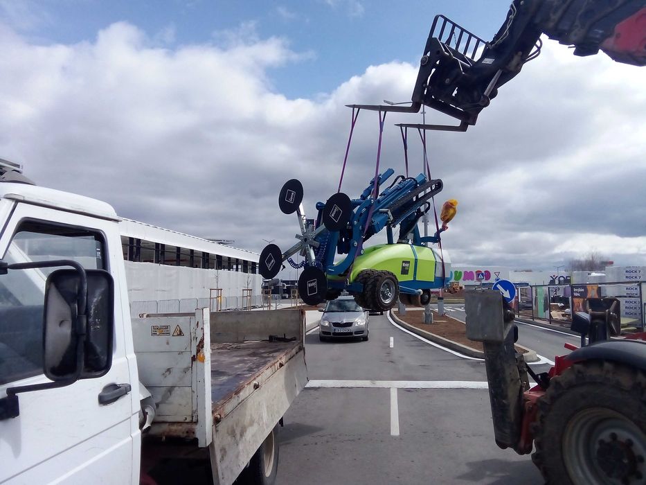 Услуги с Камиони с Кранове,Услуги с автокранове.