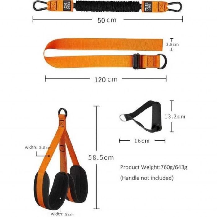 Професионален ластик за набиране с регулируема дължина и двойна опора