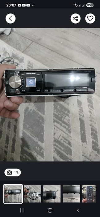 Продам магнитолу процессорная Alpine