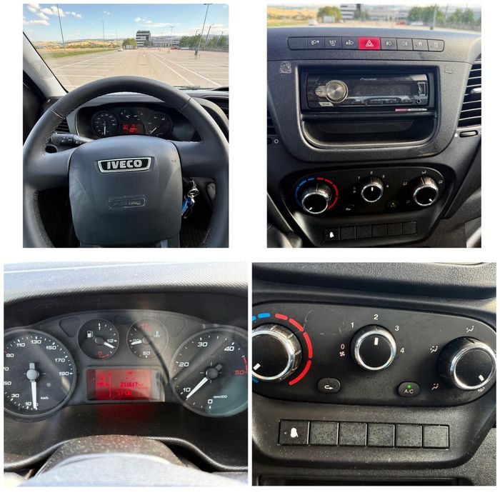 Iveco Daily Basculabil pe Cutie 50c15 35c15 50c18 21 Mercedes Sprinter VW LT 46 519 518 Ford Renault Fiat Oblon Automat AC Climă Tank