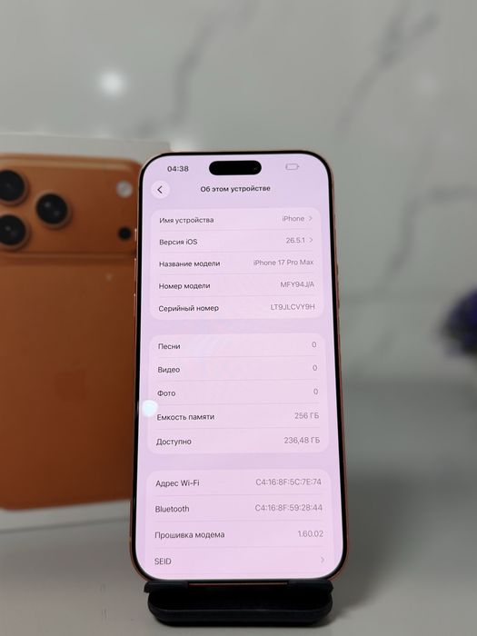 iPhone 17 Pro Max 256 GB eSim