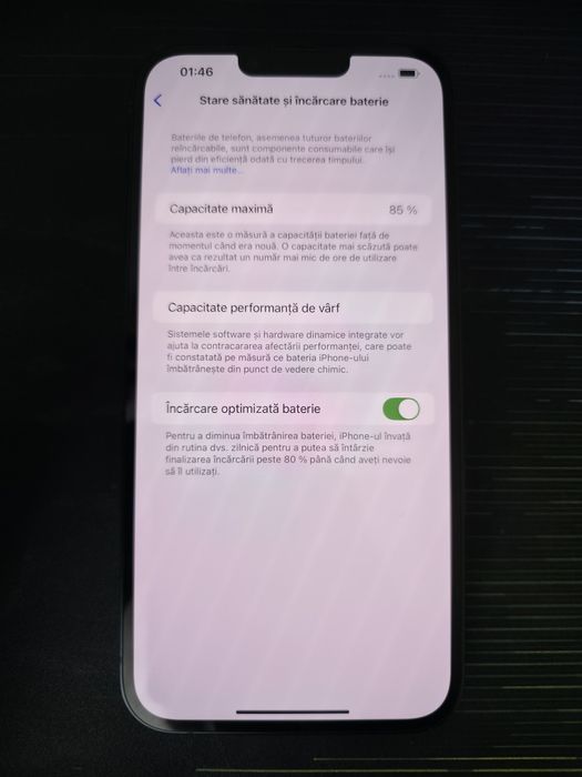 Apple iPhone 14 Plus 128GB Midnight – Liber Rețea – Baterie 85%