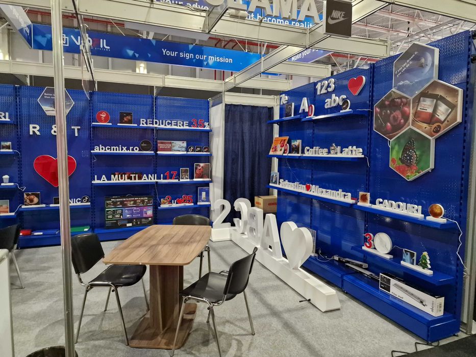 Rafturi metalice marfa/ depozitare/display expozitii