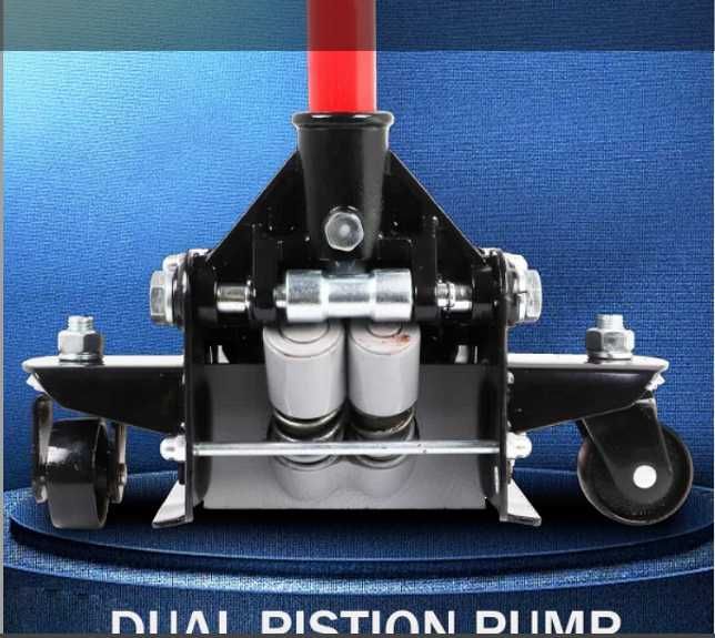 Нископрофилен крик 4 тона крокодил с две помпи KraftRoyal