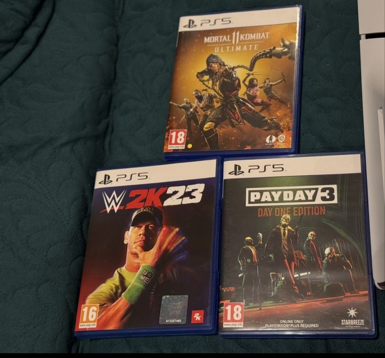Jocuri PS5 WWE2k24 , Payday 3 , Mortal Kombat 11