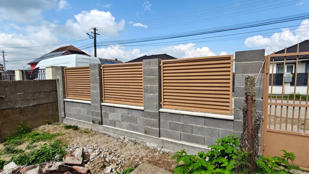 Producem garduri metalice modele simple