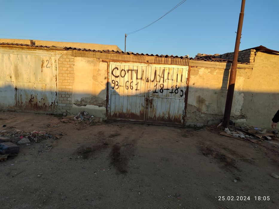 Гараж сотилади. Автобазани олдида. Вариантга хам келишамиз выкупга