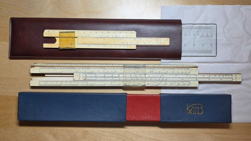 Rigle calcul vintage A.W. Faber Castell 63/91 URSS GOST 5161-57 slide rule rigla logaritmica inginer desen tehnic colectie antichitati retro