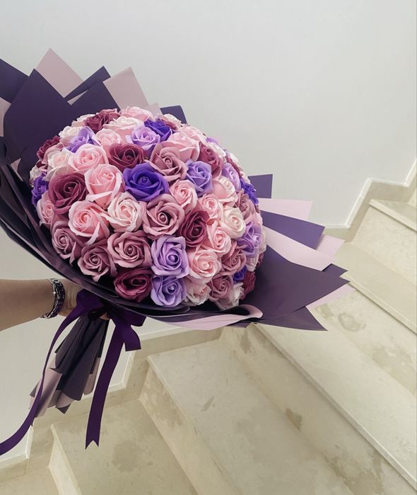 Buchete din trandafiri de sapun