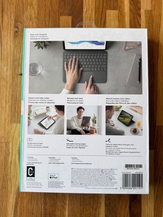 Logitech Folio Touch клавиатура за iPad Pro 11-inch (1st–4th gen)