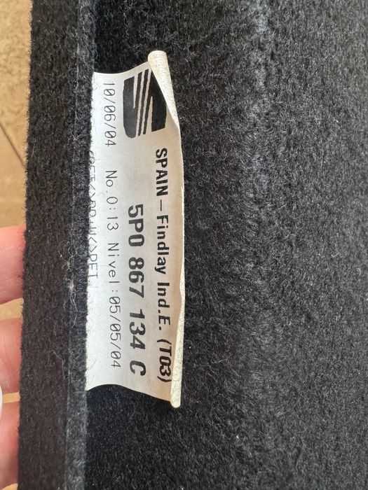 Polita si tavita Capac portbagaj Seat Altea