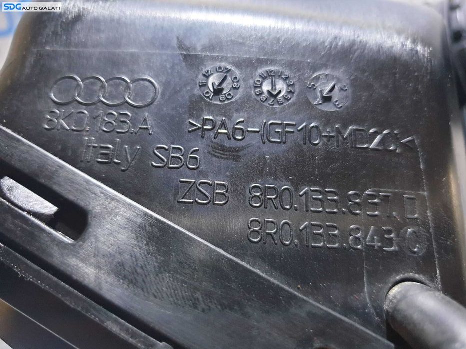 Corp Carcasa Filtru Aer Audi A4 B8 2.0 TDI CAGA CAGB CAHA CAHB CAGC CMEA CJCB CAEB CDNC CDNB CAEA CAED CFKA 2008 - 2015 Cod 8R0133843C 8K0133837D