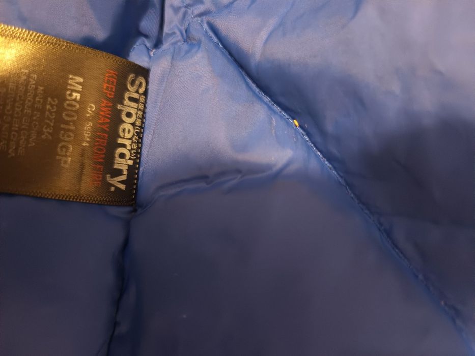 Geaca superdry idris  premiumfoarte groasa impermeabila cu puf M