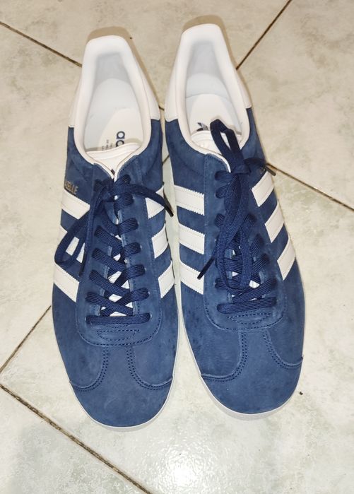 Нови мъжки Adidas Gazelle  ест.кожа , цвят blue navy  N44  28.5 см   6