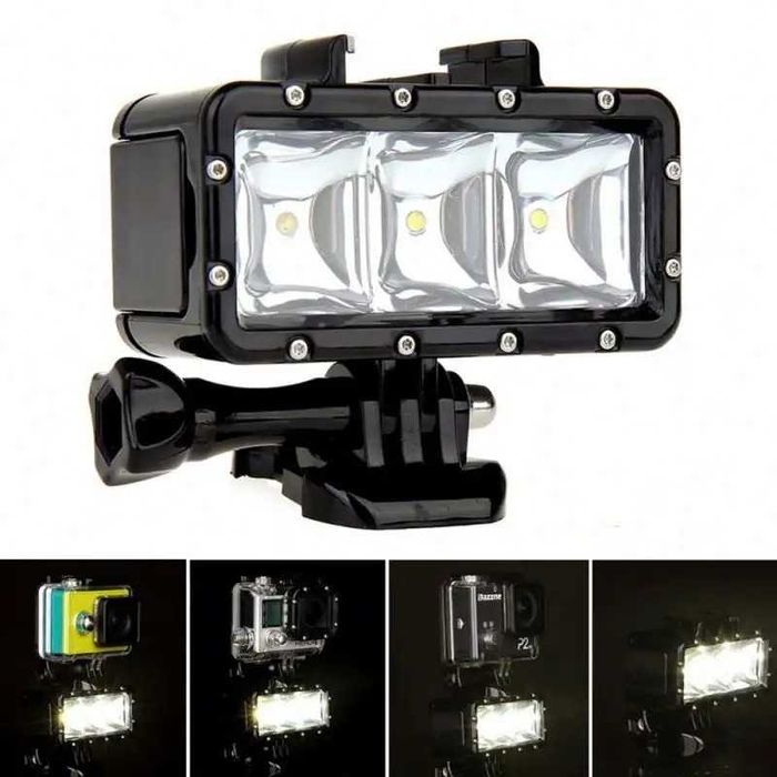 Lanterna scufundari camera actiune GoPRO Hero 13 12 11 10 9 8 7 5 apa