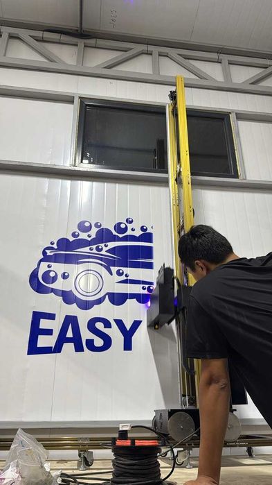 Японский настенный принтер! Принтер для стен! УФ принтер