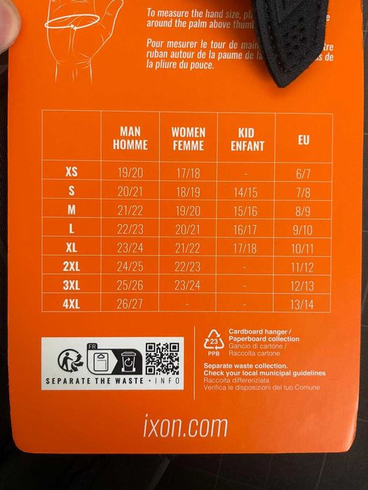 Manusi moto impermeabile L