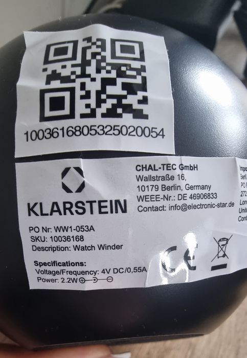 Единичен навивач за часовници Klarstein