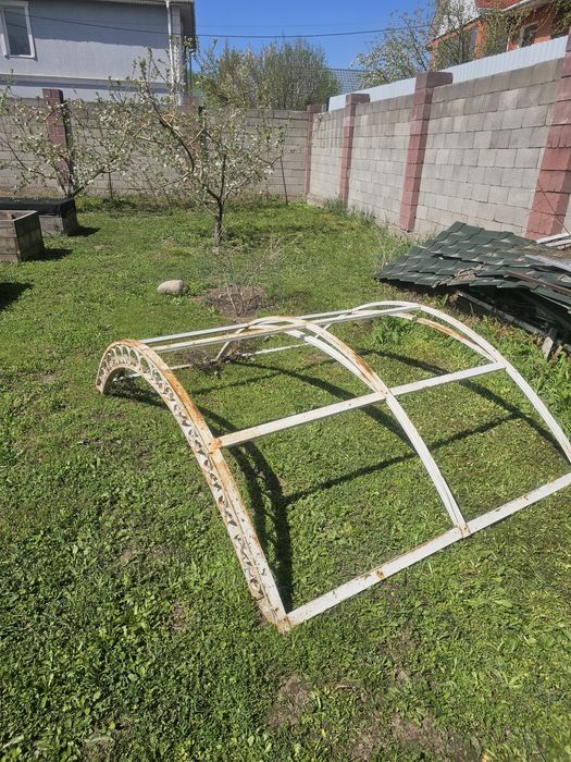 Арка металлическая навес