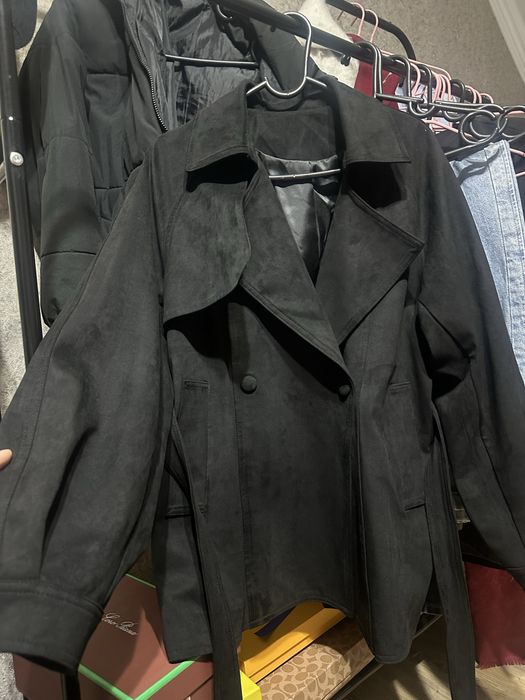 Черный тренч, L размера