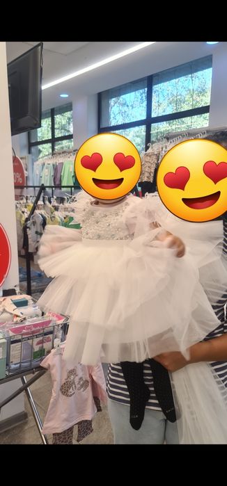 Праздничное платье для девочки 1, 2 года