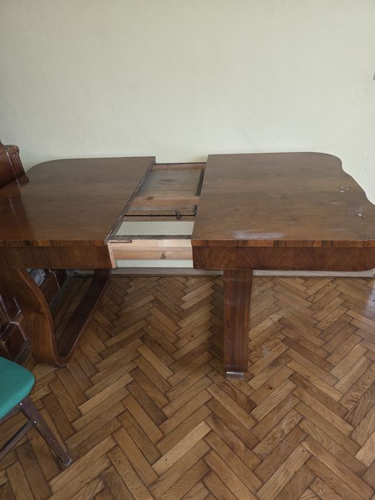 Masa din lemn vintage extendibila
