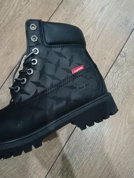 Timberland x supreme черные