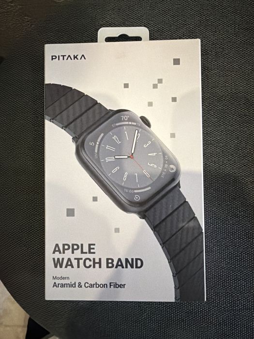 Apple watch ultra 2 black 49mm + карбонена каишка