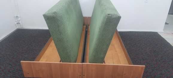 польские кровати с открывающимся матрасом для хранения белья